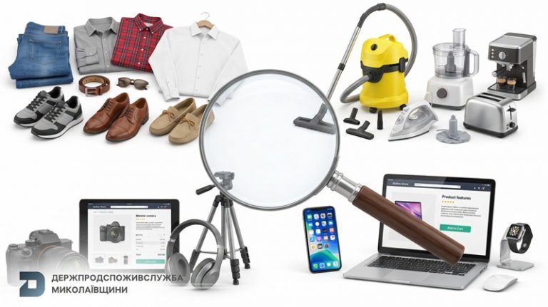 Небезпечні товари на Миколаївщині: у першому півріччі 2026 року виявлено понад 250 одиниць продукції з порушеннями