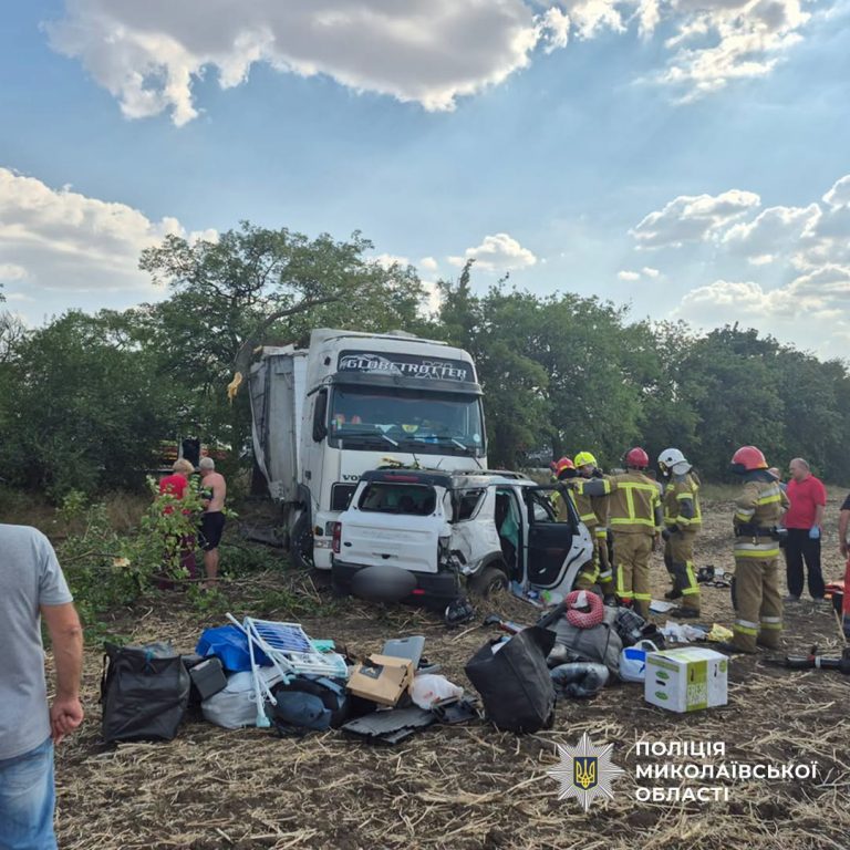 На Миколаївщині у ДТП загинув водій легковика