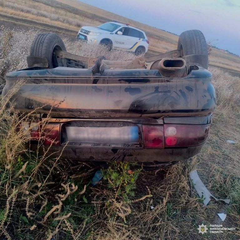 ДТП на Миколаївщині: травми отримали водій та п’ятеро пасажирів, з яких четверо – неповнолітні