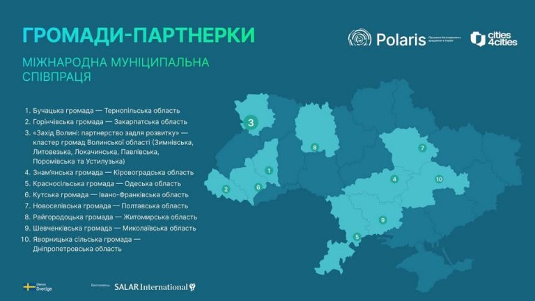 Громада з Миколаївщини потрапила до програми, спрямованої на розвиток міжнародної муніципальної співпраці